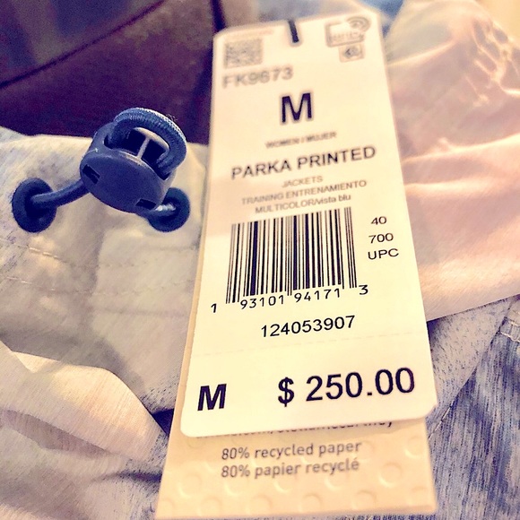 Adidas Stella McCartney water repellent athliesure jacket NWT - Picture 8 of 9